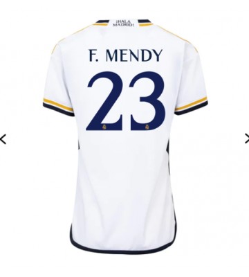 Real Madrid Ferland Mendy #23 Hjemmebanetrøje Dame 2023-24 Kort ærmer